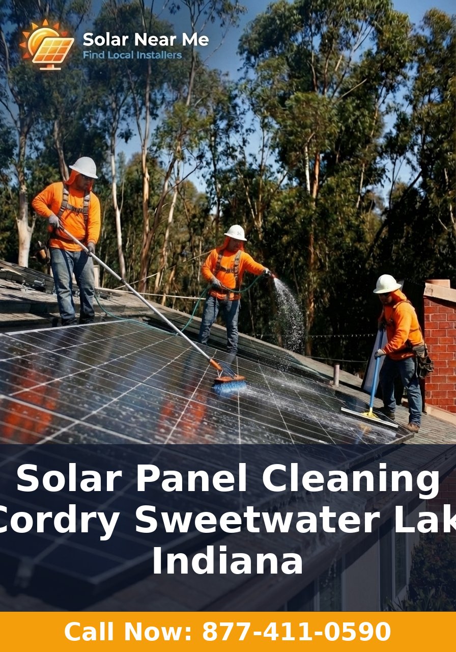 Solar Panel Cleaning in Cordry Sweetwater Lakes, Indiana