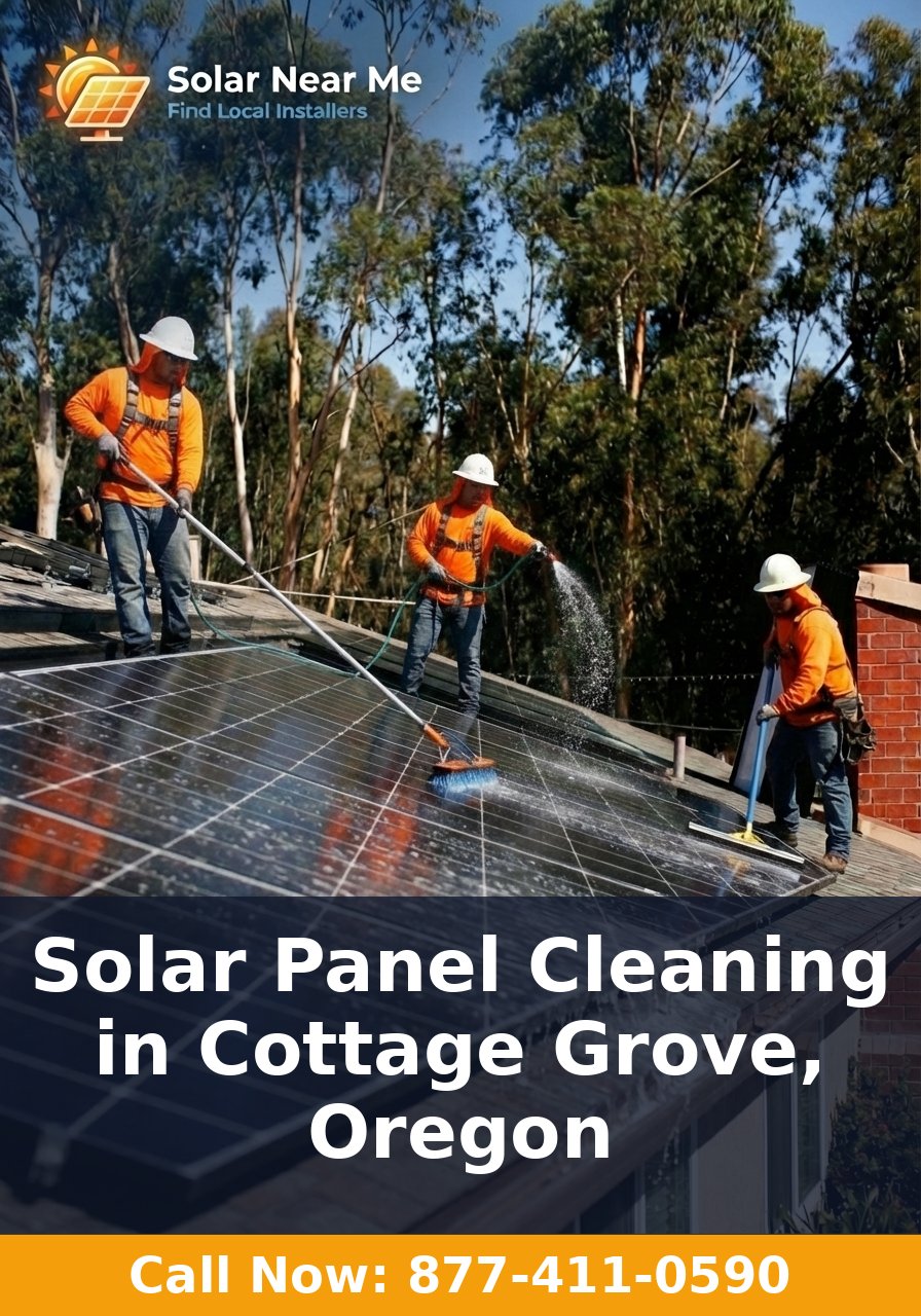 Solar Panel Cleaning in Cottage Grove, Oregon