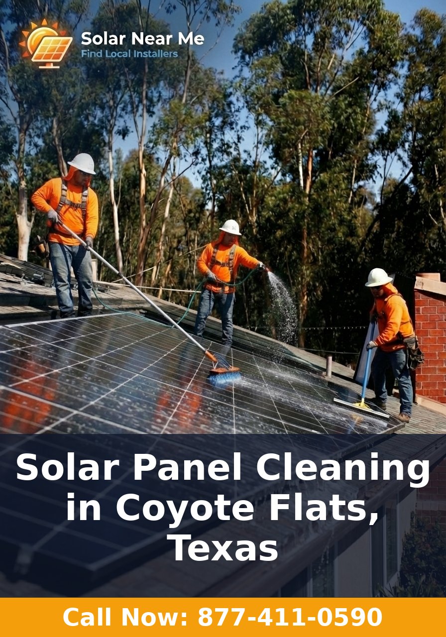 Solar Panel Cleaning in Coyote Flats, Texas