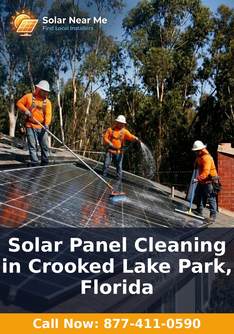 Solar Panel Cleaning in Crooked Lake Park, Florida