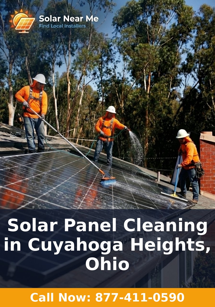 Solar Panel Cleaning in Cuyahoga Heights, Ohio