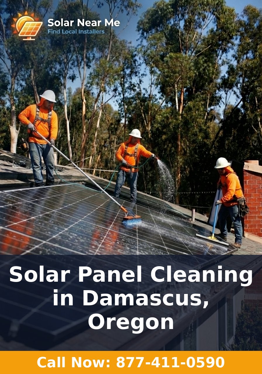Solar Panel Cleaning in Damascus, Oregon
