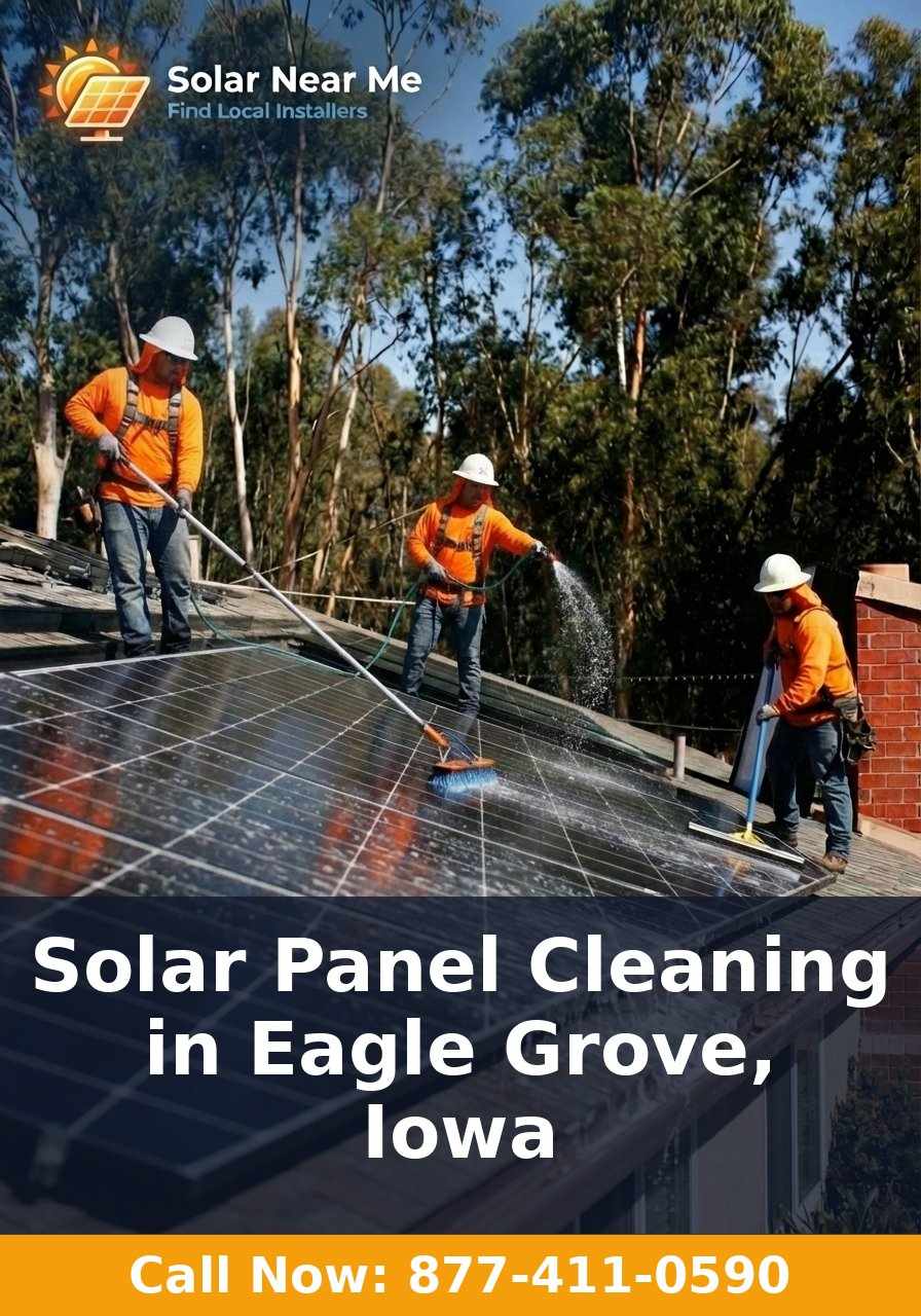 Solar Panel Cleaning in Eagle Grove, Iowa
