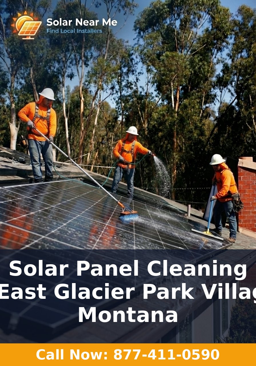 Solar Panel Cleaning in East Glacier Park Village, Montana