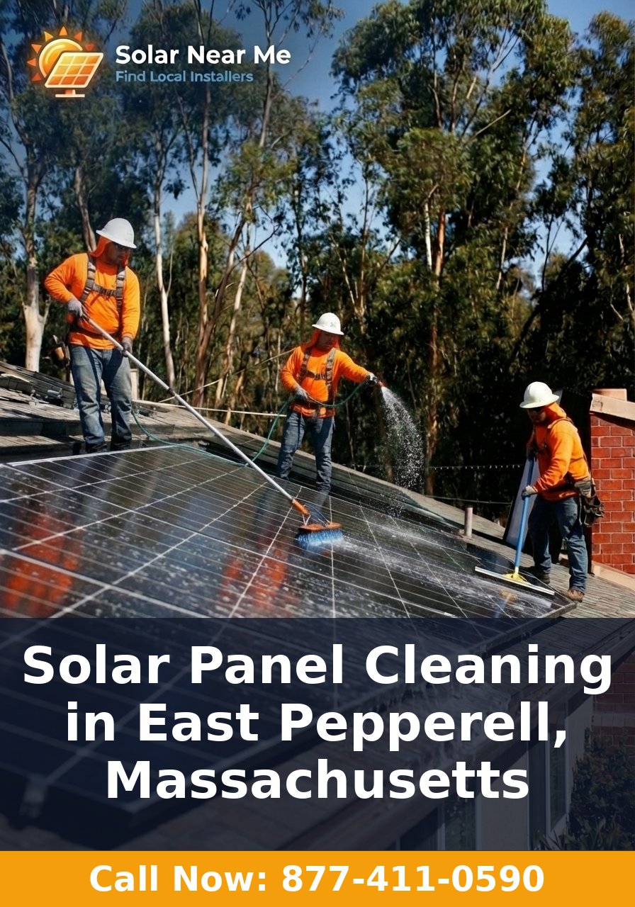 Solar Panel Cleaning in East Pepperell, Massachusetts
