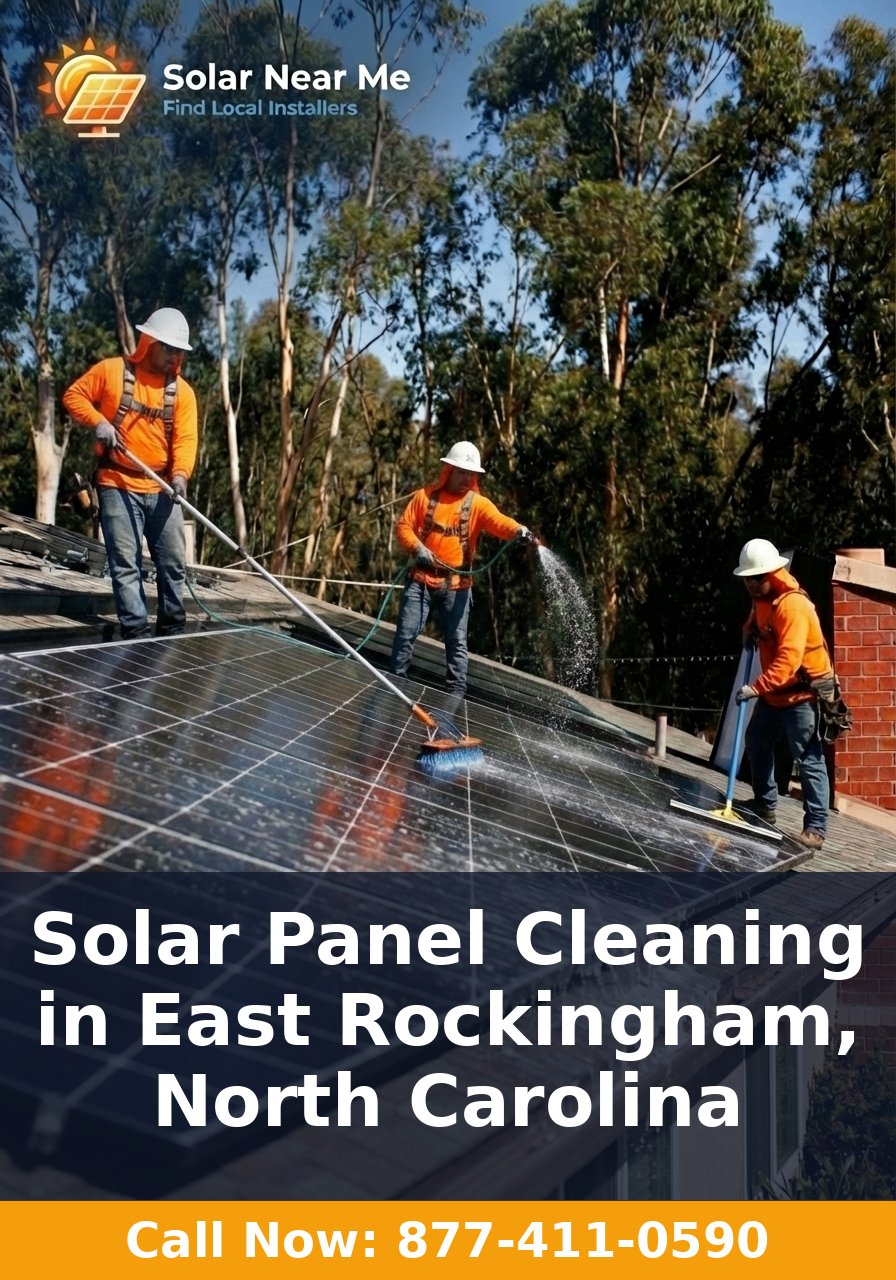 Solar Panel Cleaning in East Rockingham, North Carolina