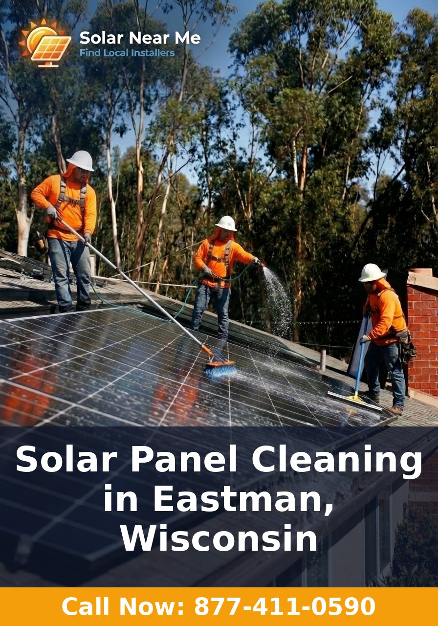 Solar Panel Cleaning in Eastman, Wisconsin
