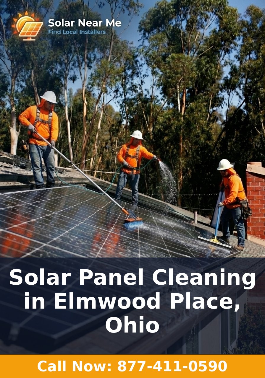Solar Panel Cleaning in Elmwood Place, Ohio