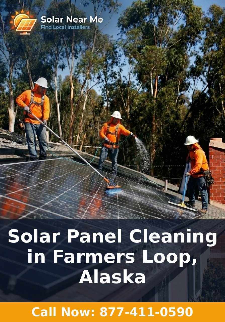 Solar Panel Cleaning in Farmers Loop, Alaska