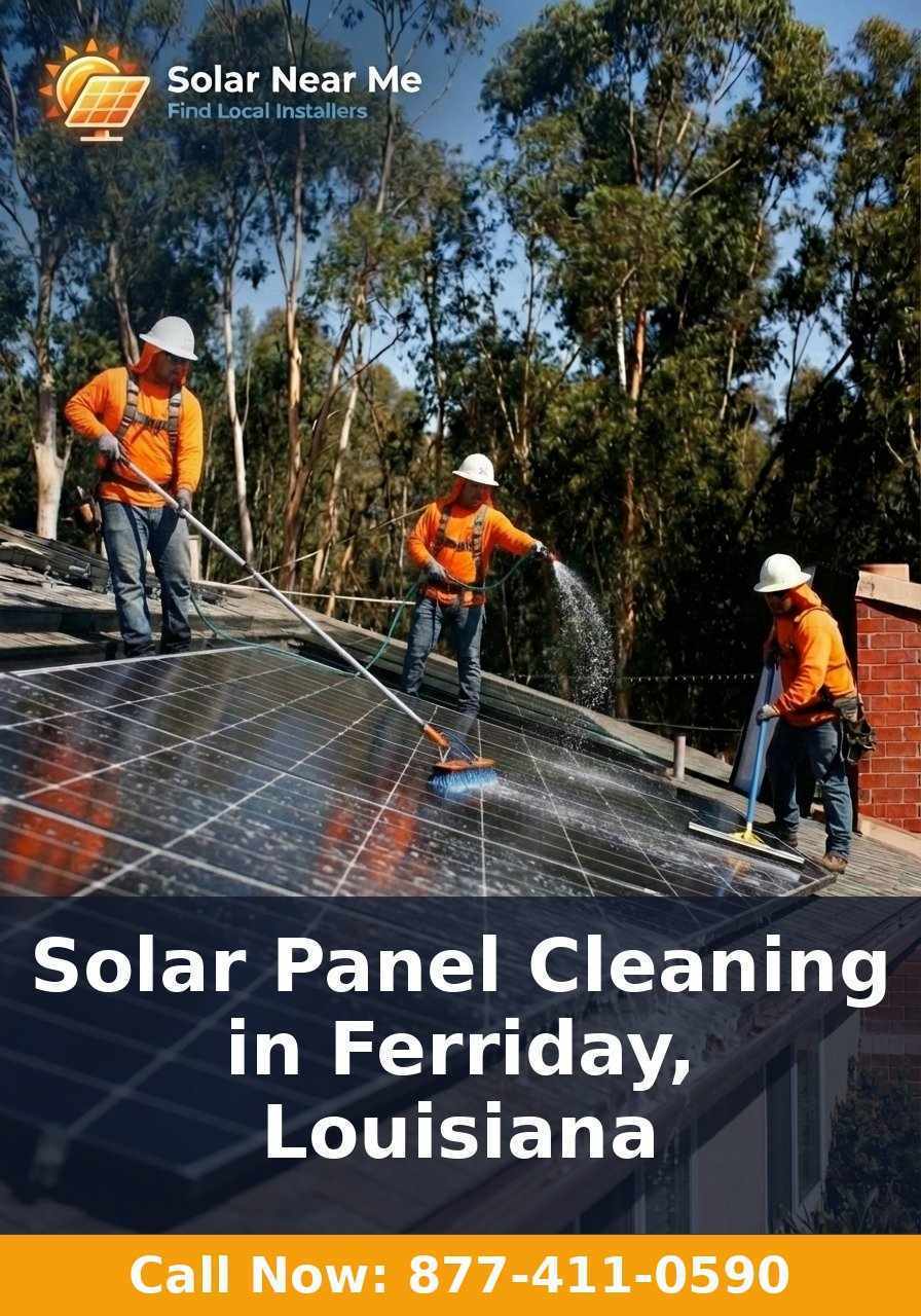 Solar Panel Cleaning in Ferriday, Louisiana