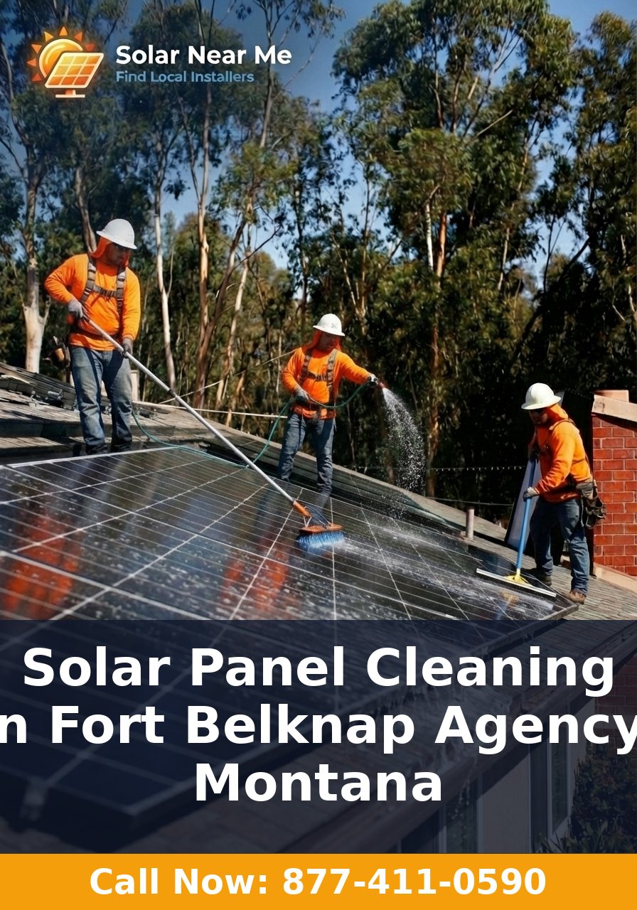 Solar Panel Cleaning in Fort Belknap Agency, Montana