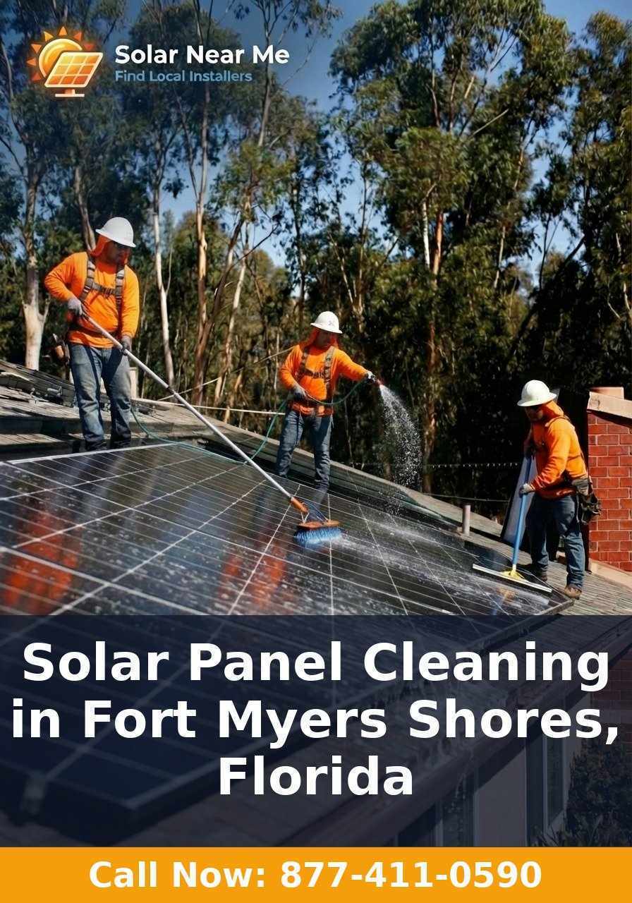 Solar Panel Cleaning in Fort Myers Shores, Florida