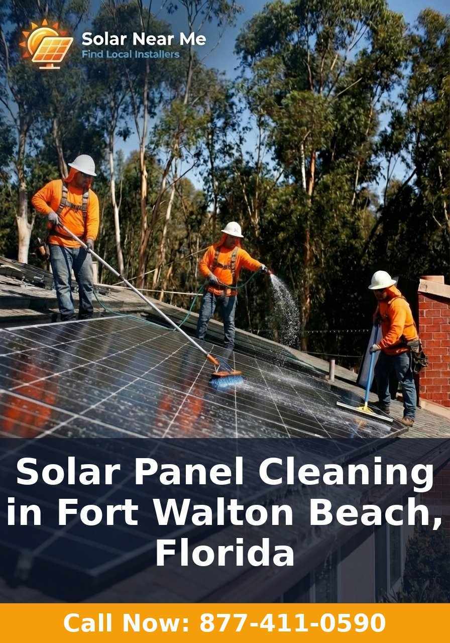 Solar Panel Cleaning in Fort Walton Beach, Florida