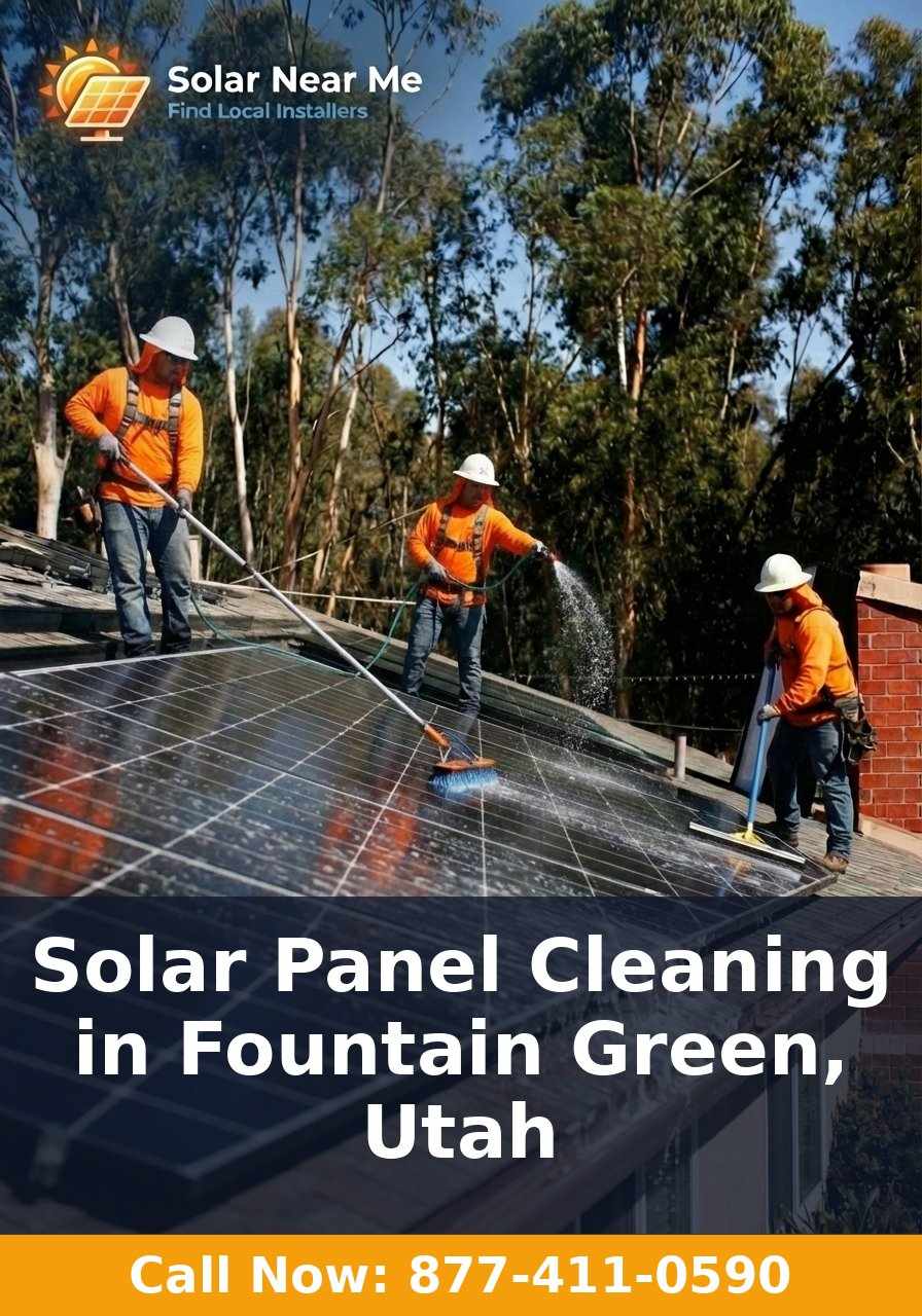 Solar Panel Cleaning in Fountain Green, Utah