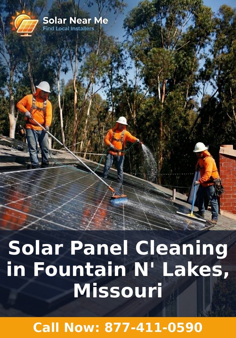 Solar Panel Cleaning in Fountain N' Lakes, Missouri