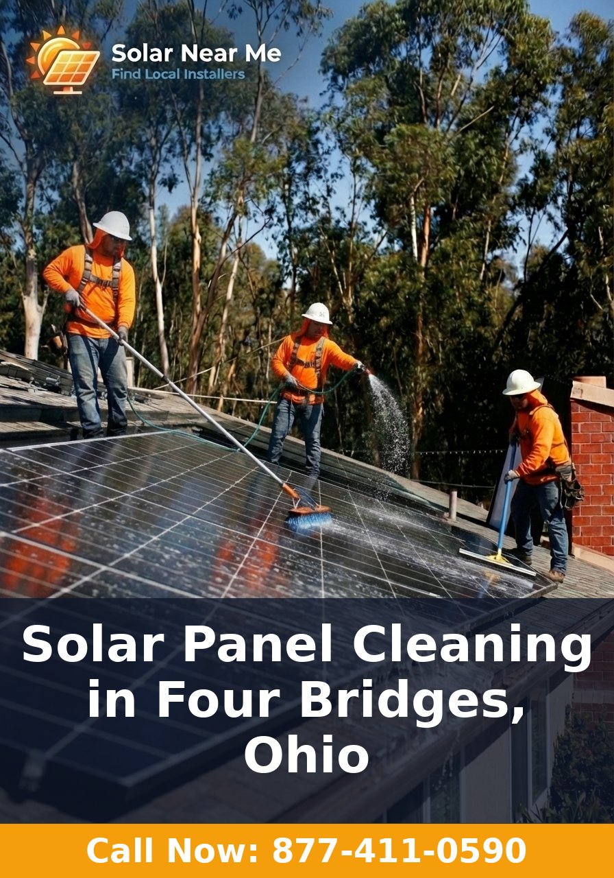 Solar Panel Cleaning in Four Bridges, Ohio