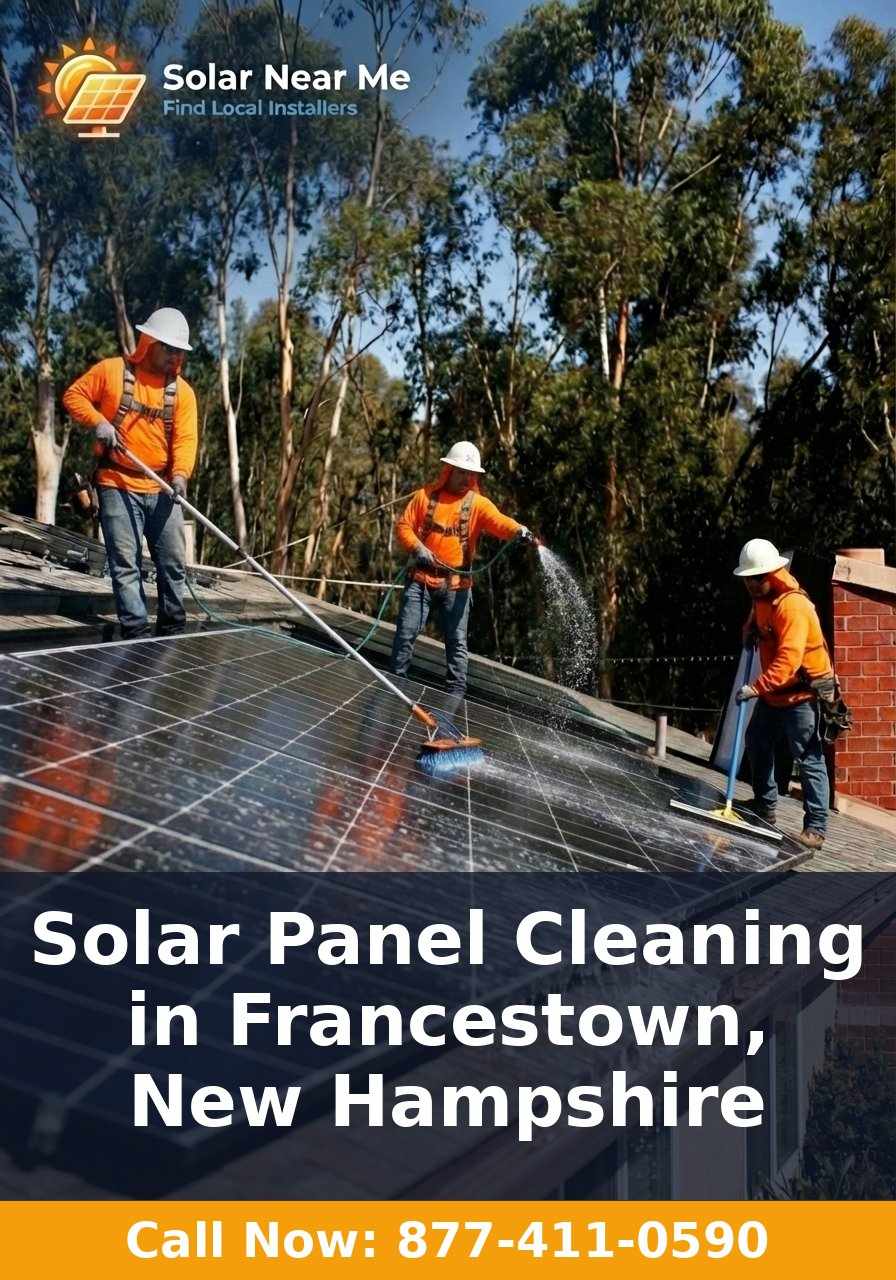 Solar Panel Cleaning in Francestown, New Hampshire