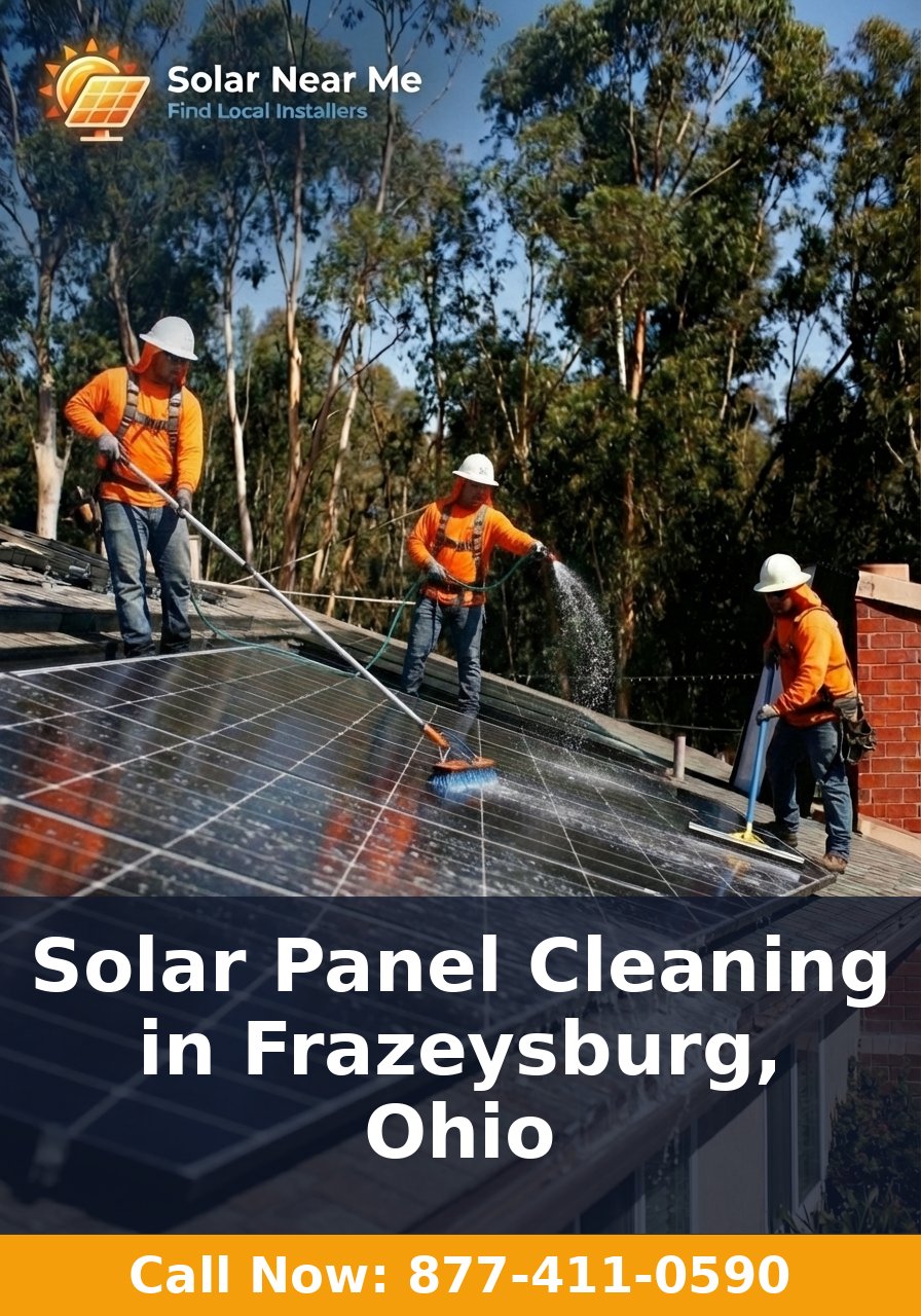 Solar Panel Cleaning in Frazeysburg, Ohio