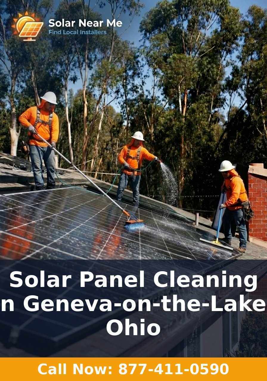 Solar Panel Cleaning in Geneva-on-the-Lake, Ohio