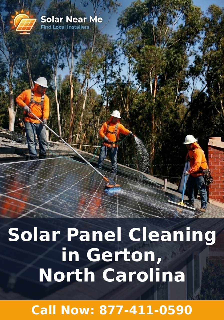 Solar Panel Cleaning in Gerton, North Carolina