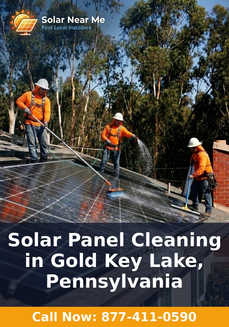 Solar Panel Cleaning in Gold Key Lake, Pennsylvania