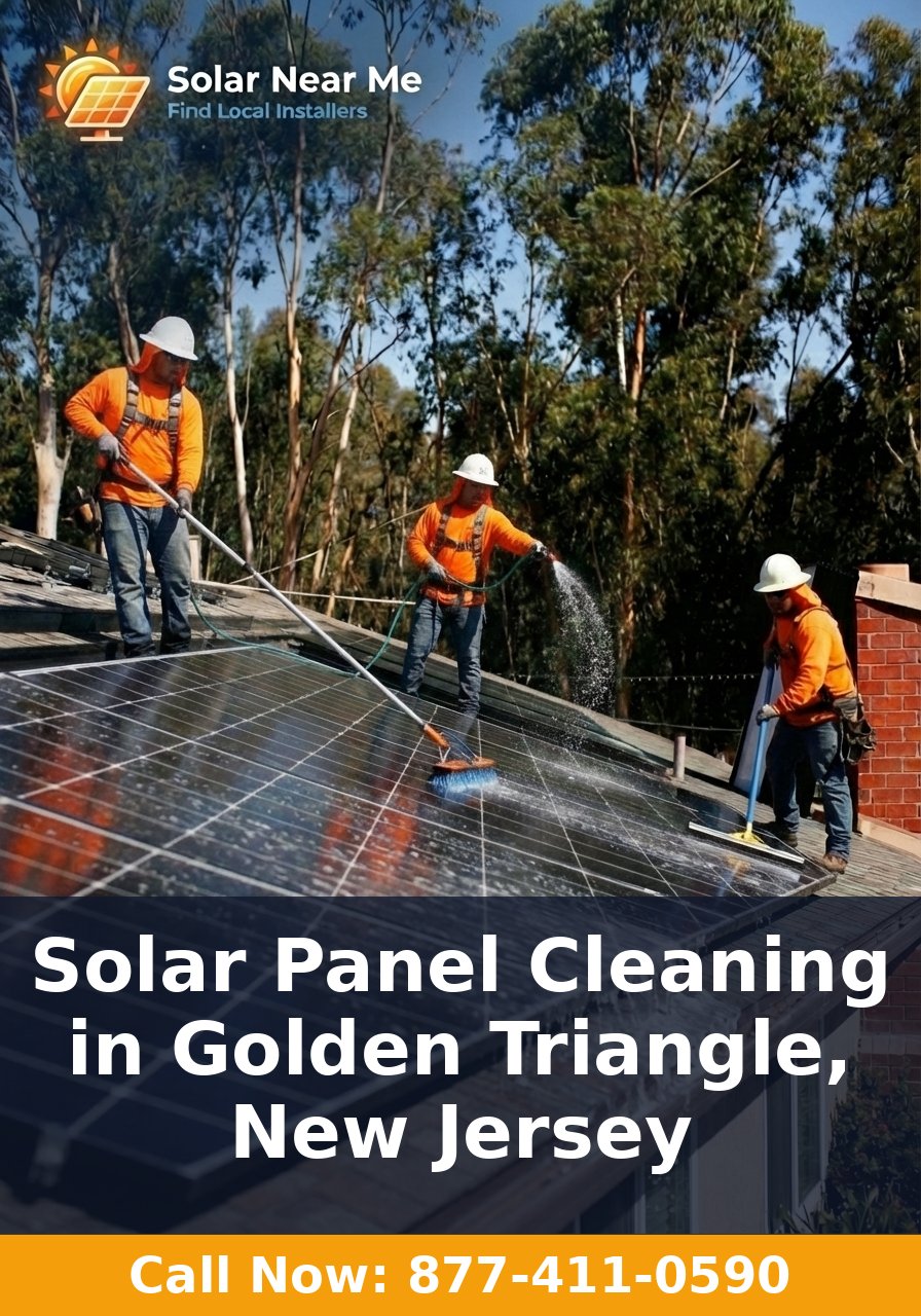 Solar Panel Cleaning in Golden Triangle, New Jersey
