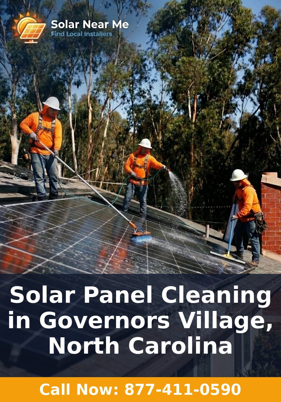 Solar Panel Cleaning in Governors Village, North Carolina