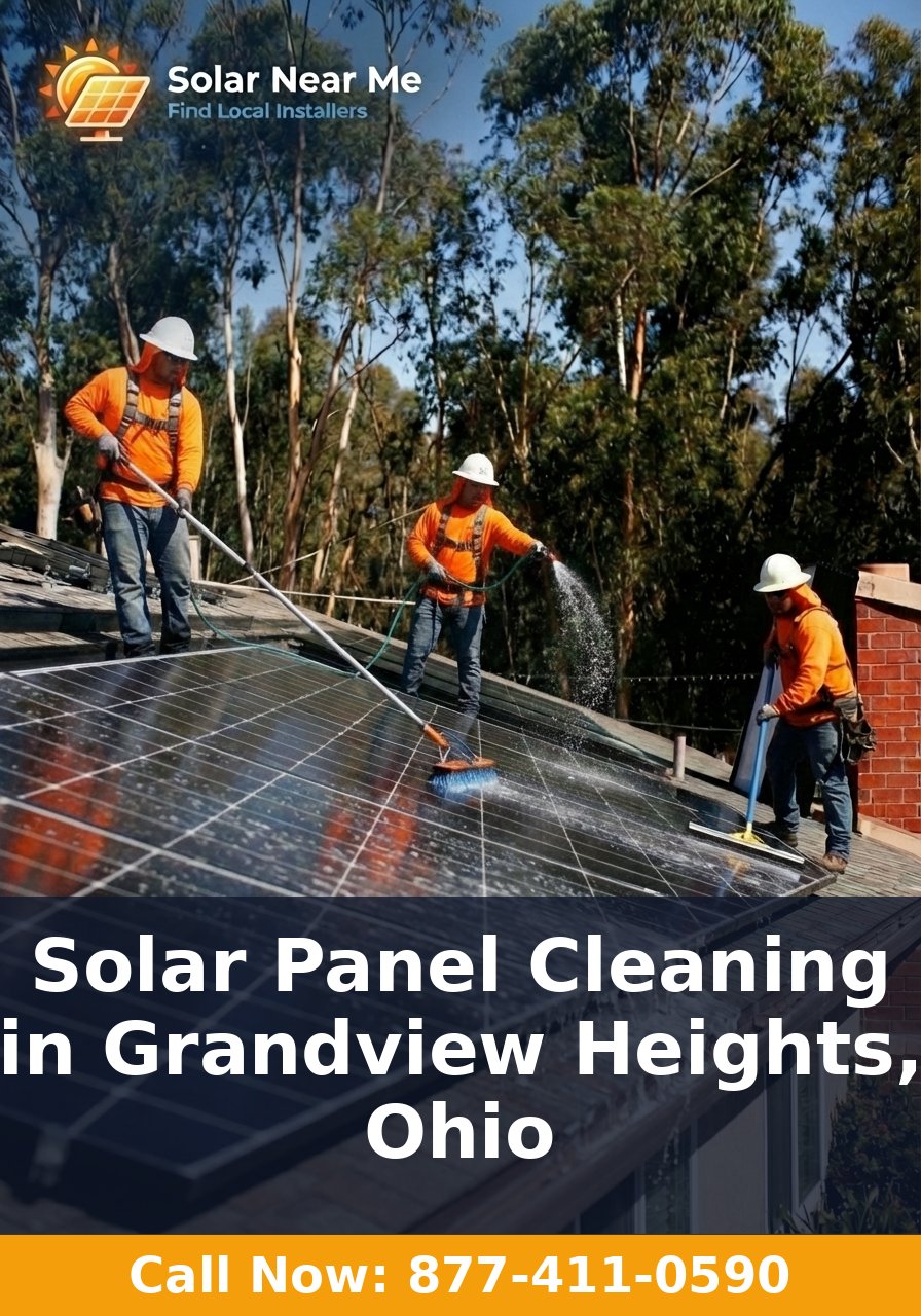 Solar Panel Cleaning in Grandview Heights, Ohio