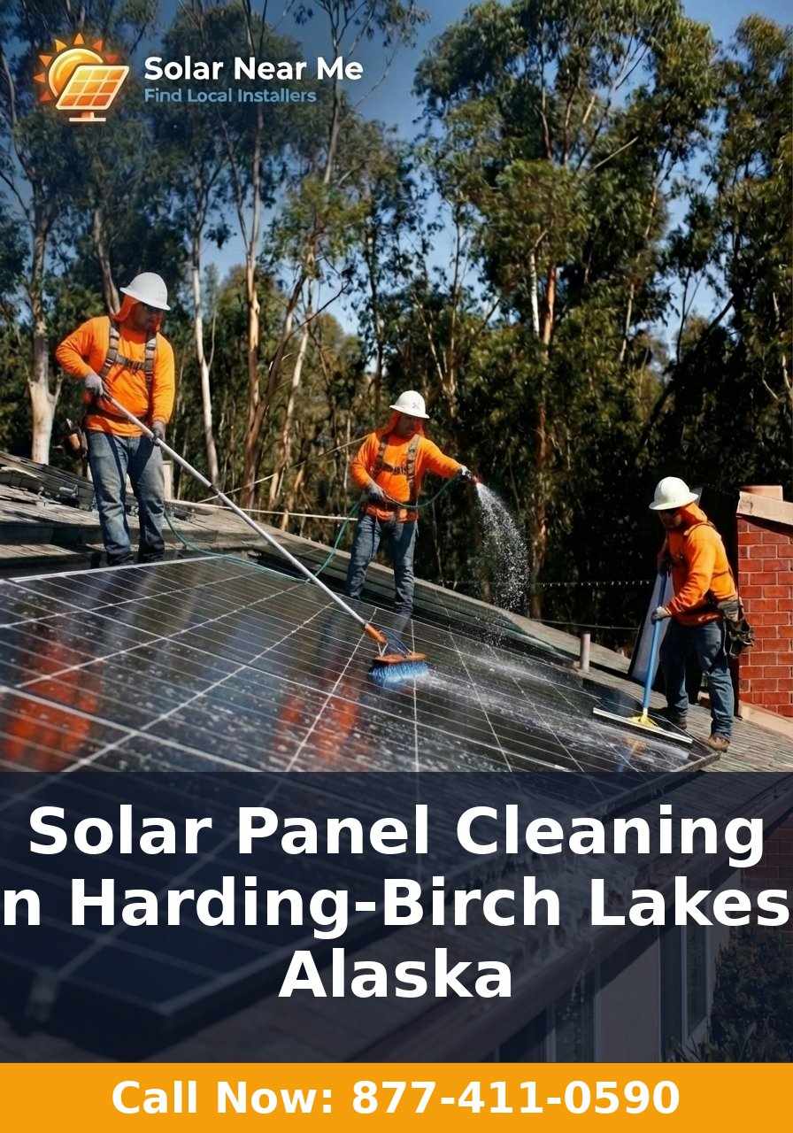 Solar Panel Cleaning in Harding-Birch Lakes, Alaska