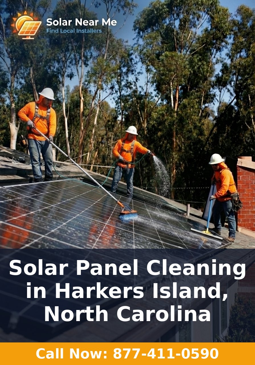 Solar Panel Cleaning in Harkers Island, North Carolina