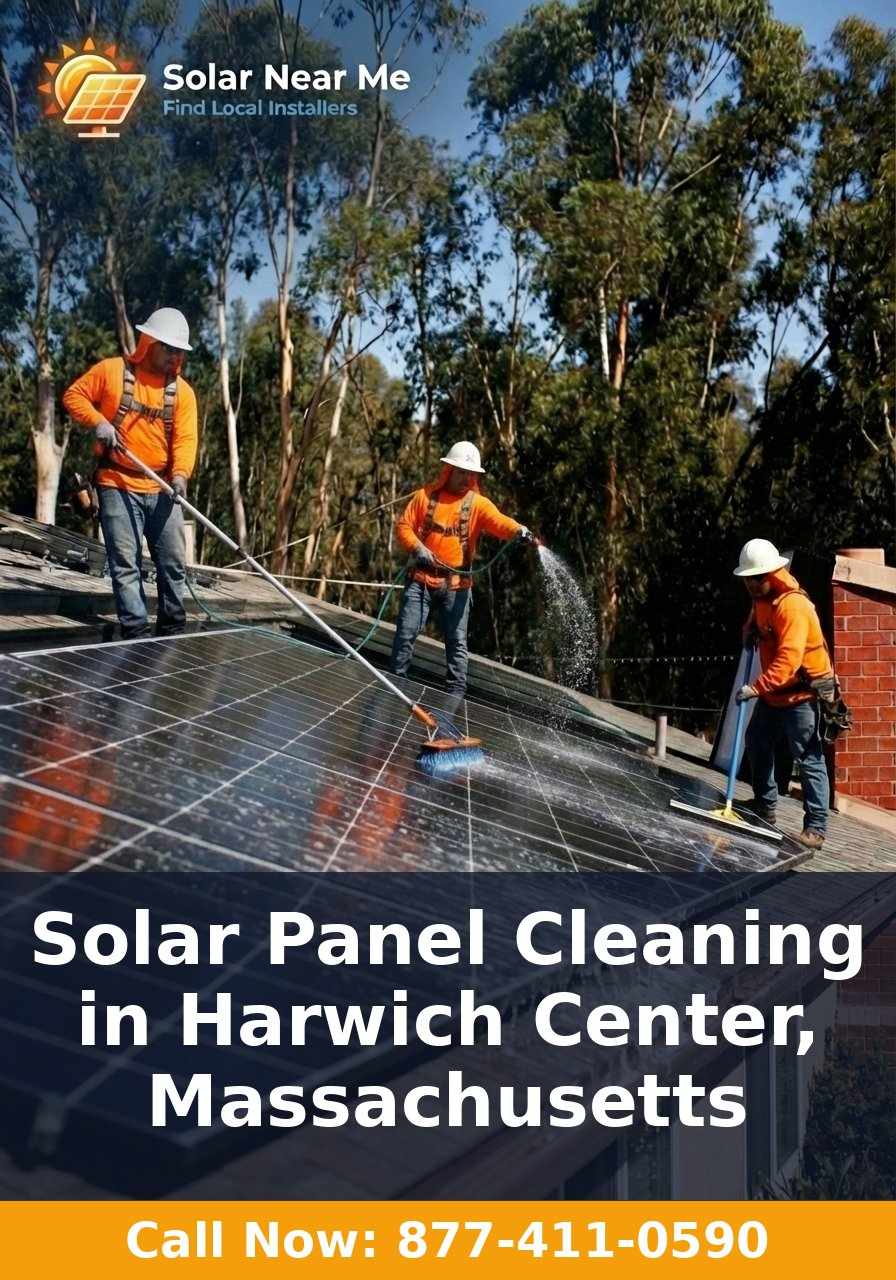 Solar Panel Cleaning in Harwich Center, Massachusetts