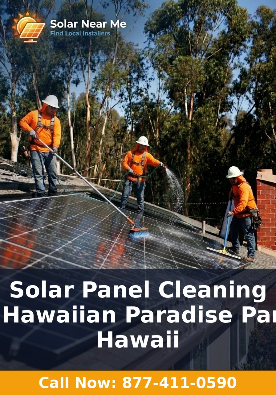 Solar Panel Cleaning in Hawaiian Paradise Park, Hawaii