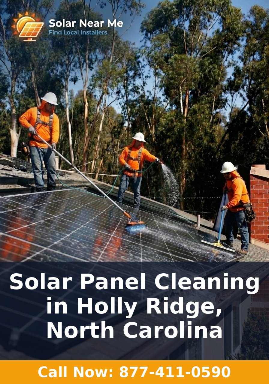 Solar Panel Cleaning in Holly Ridge, North Carolina