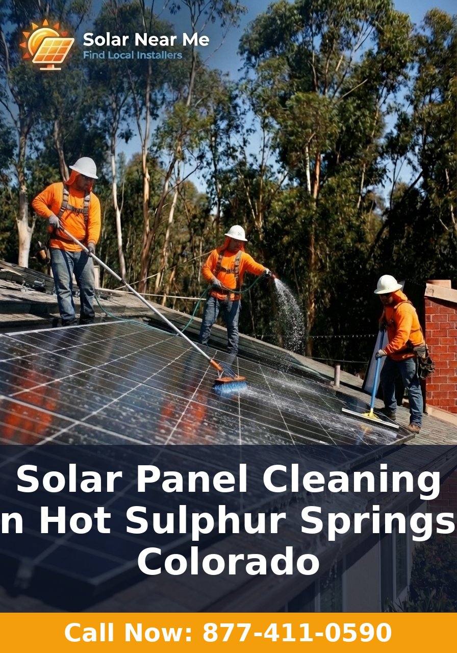 Solar Panel Cleaning in Hot Sulphur Springs, Colorado