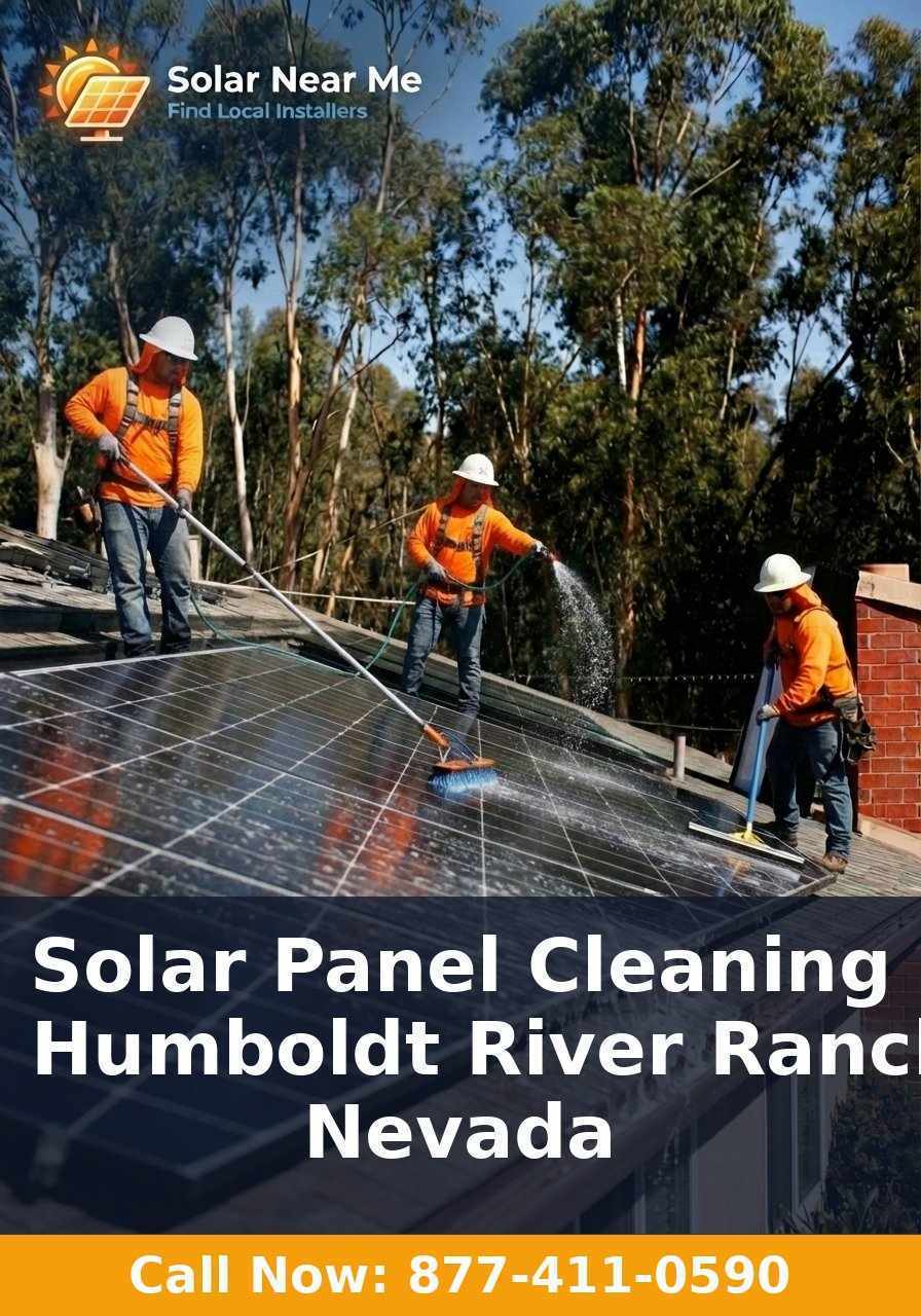 Solar Panel Cleaning in Humboldt River Ranch, Nevada