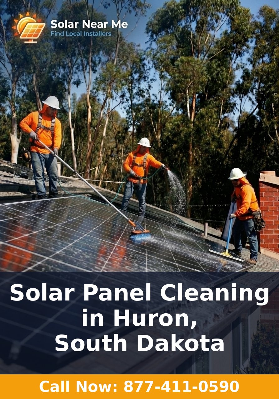 Solar Panel Cleaning in Huron, South Dakota