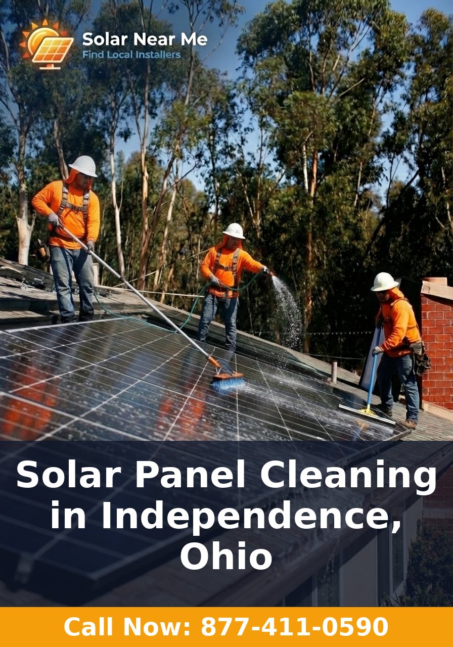Solar Panel Cleaning in Independence, Ohio