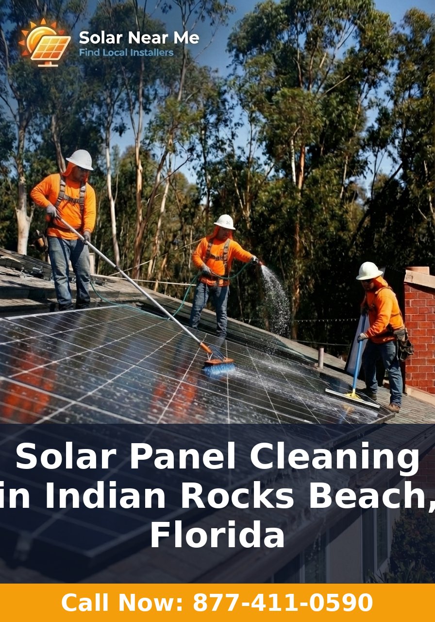 Solar Panel Cleaning in Indian Rocks Beach, Florida