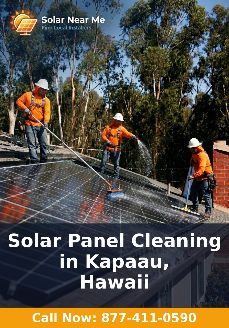 Solar Panel Cleaning in Kapaau, Hawaii