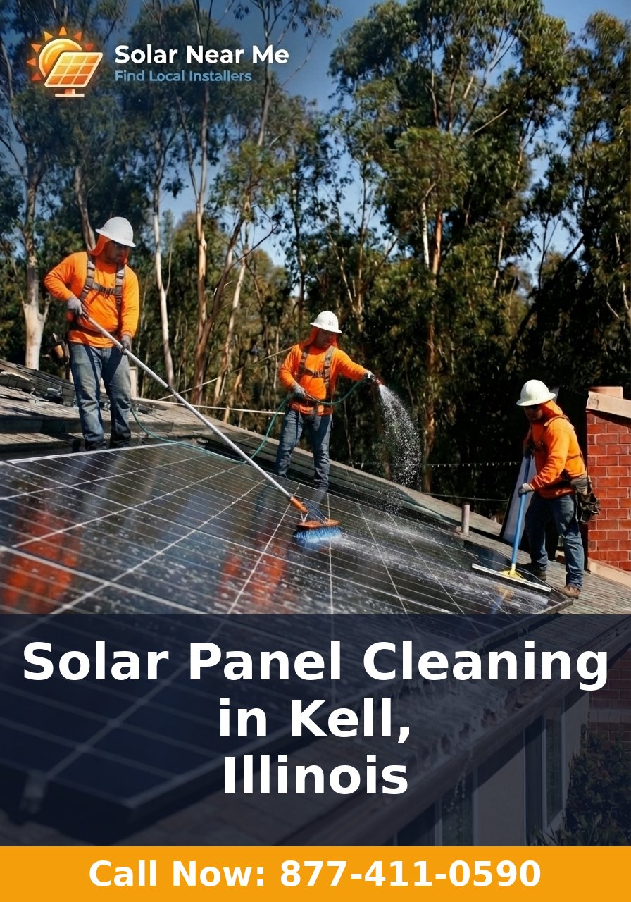 Solar Panel Cleaning in Kell, Illinois