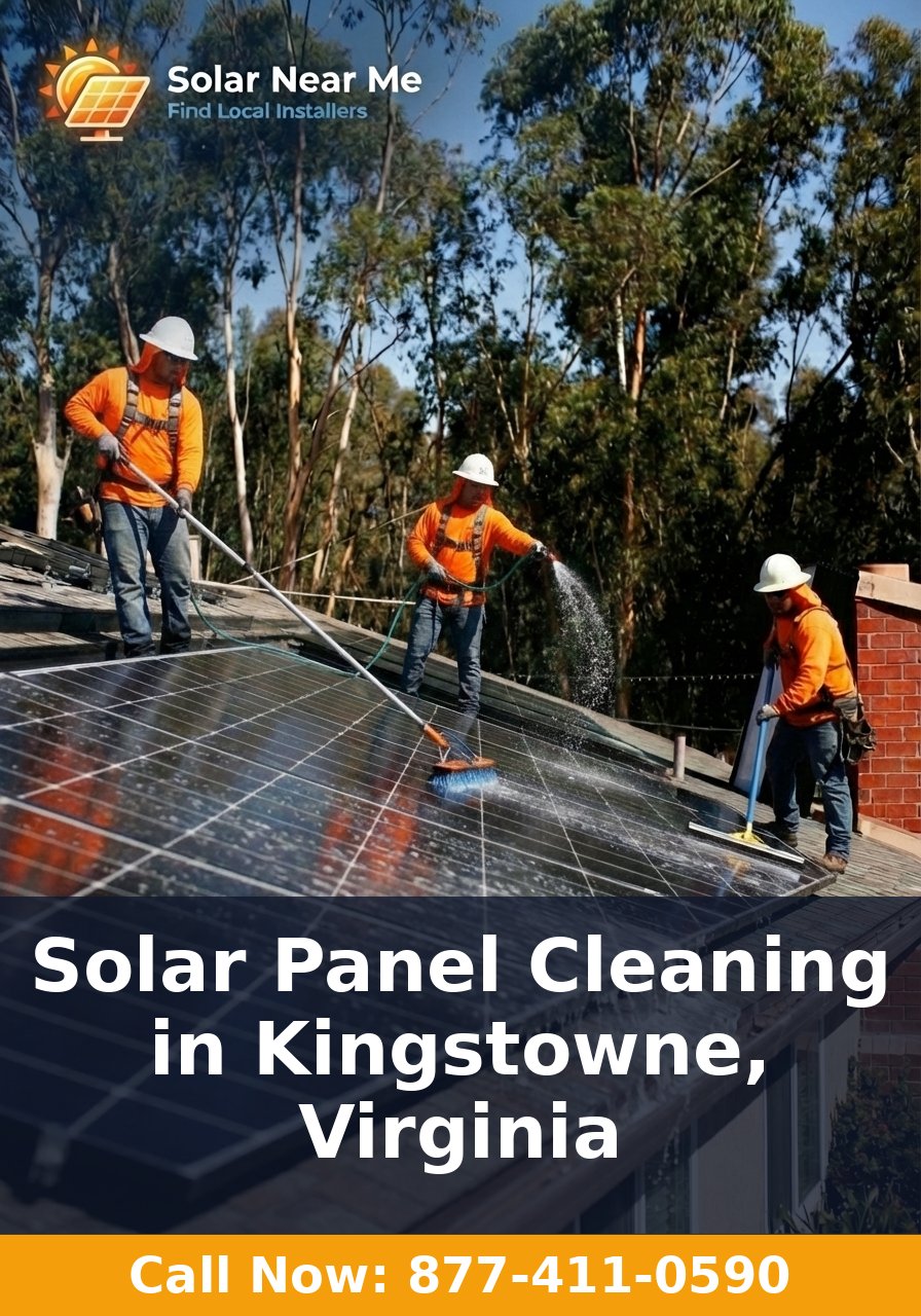 Solar Panel Cleaning in Kingstowne, Virginia