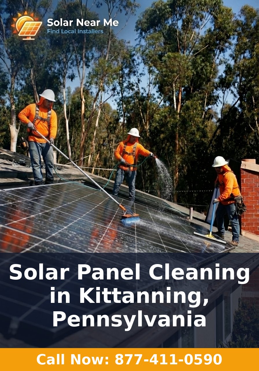 Solar Panel Cleaning in Kittanning, Pennsylvania