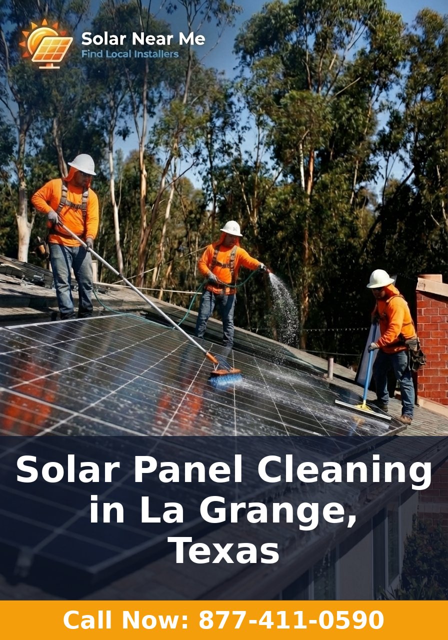Solar Panel Cleaning in La Grange, Texas