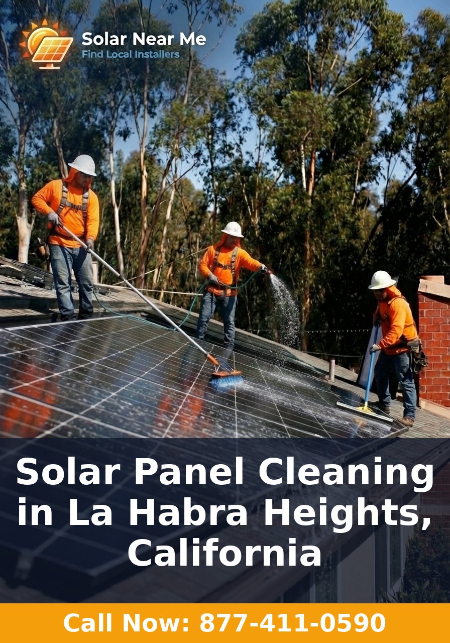 Solar Panel Cleaning in La Habra Heights, California