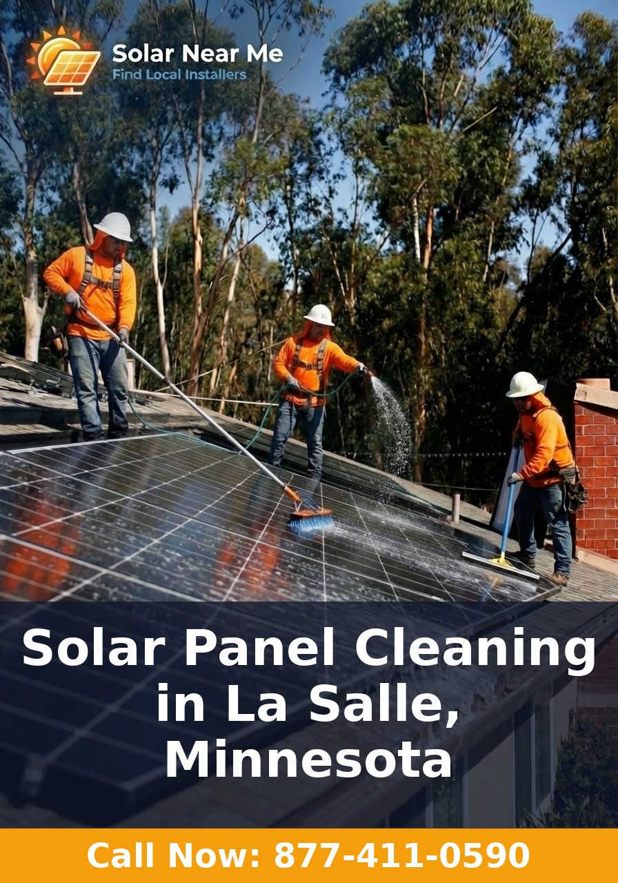 Solar Panel Cleaning in La Salle, Minnesota