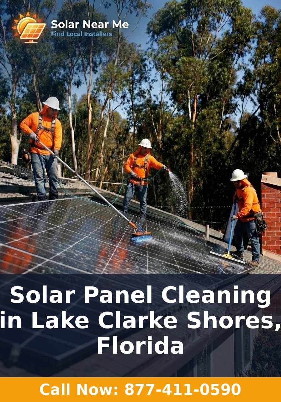 Solar Panel Cleaning in Lake Clarke Shores, Florida