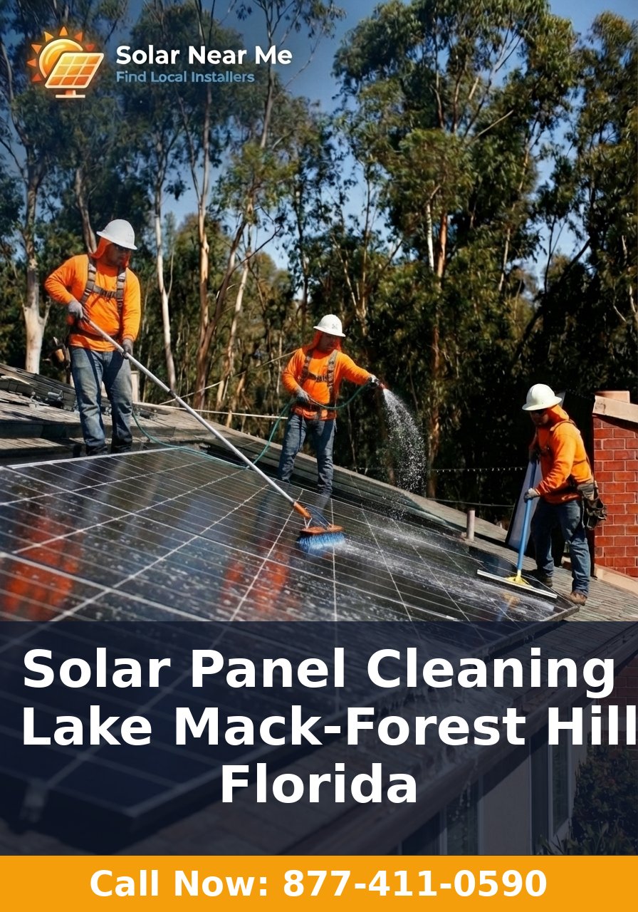 Solar Panel Cleaning in Lake Mack-Forest Hills, Florida
