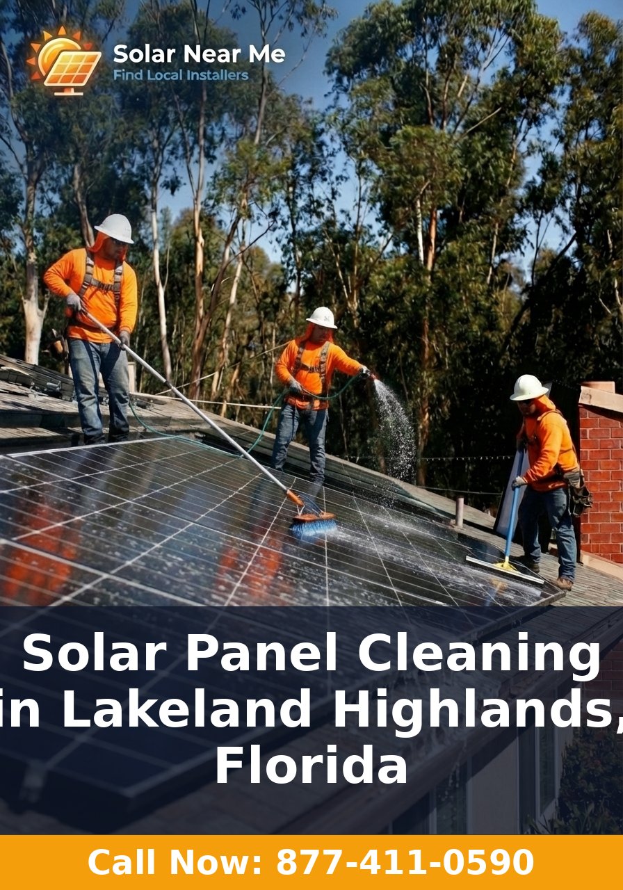 Solar Panel Cleaning in Lakeland Highlands, Florida
