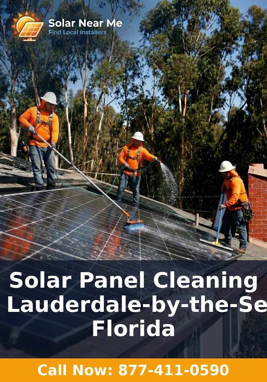 Solar Panel Cleaning in Lauderdale-by-the-Sea, Florida