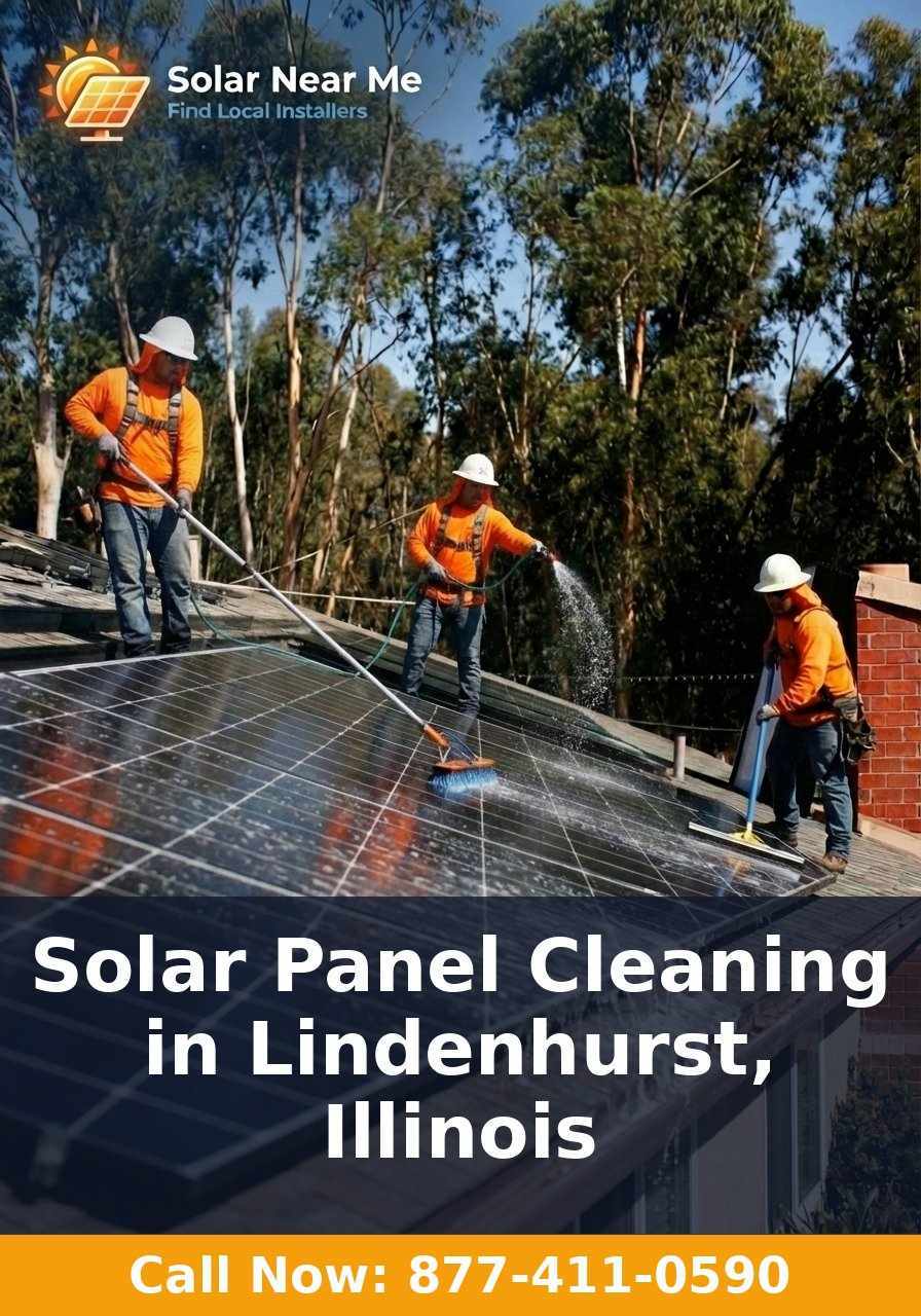 Solar Panel Cleaning in Lindenhurst, Illinois